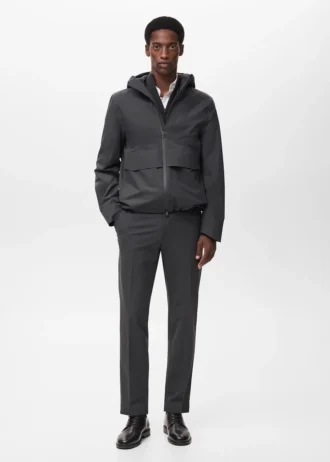 Veste imperméable à capuche