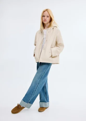 Veste imperméable à capuche