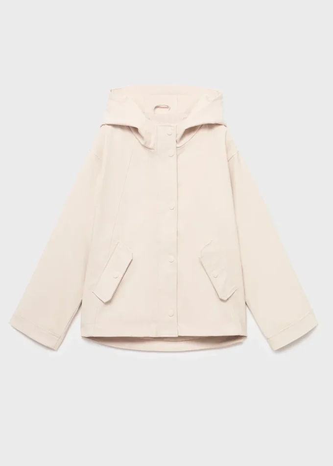 Veste imperméable à capuche