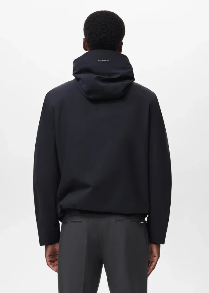 Veste imperméable à capuche