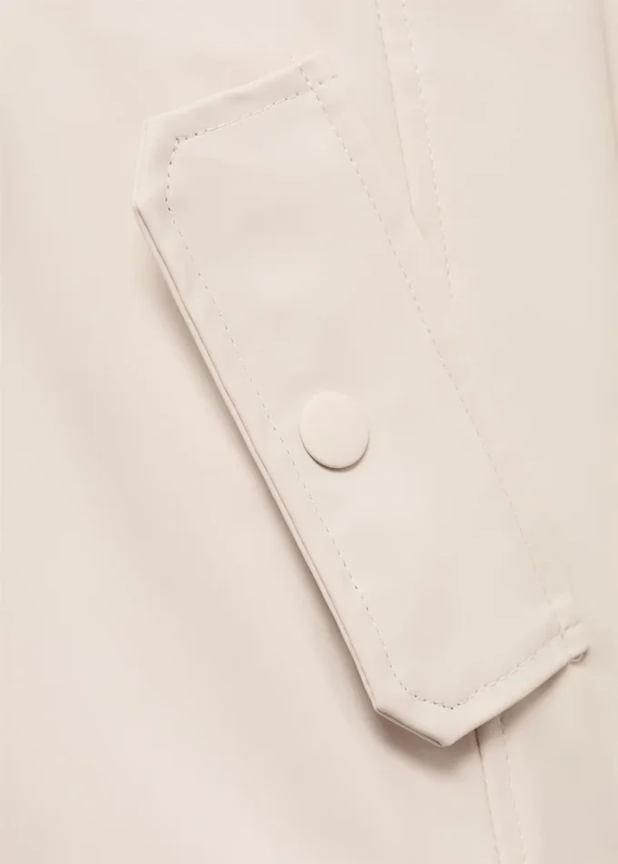 Veste imperméable à capuche