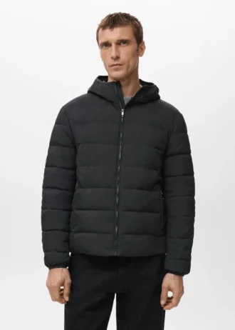 Veste matelassée avec rembourrage en duvet et plumes