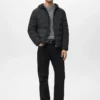 Veste matelassée avec rembourrage en duvet et plumes
