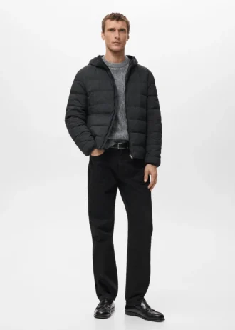 Veste matelassée avec rembourrage en duvet et plumes