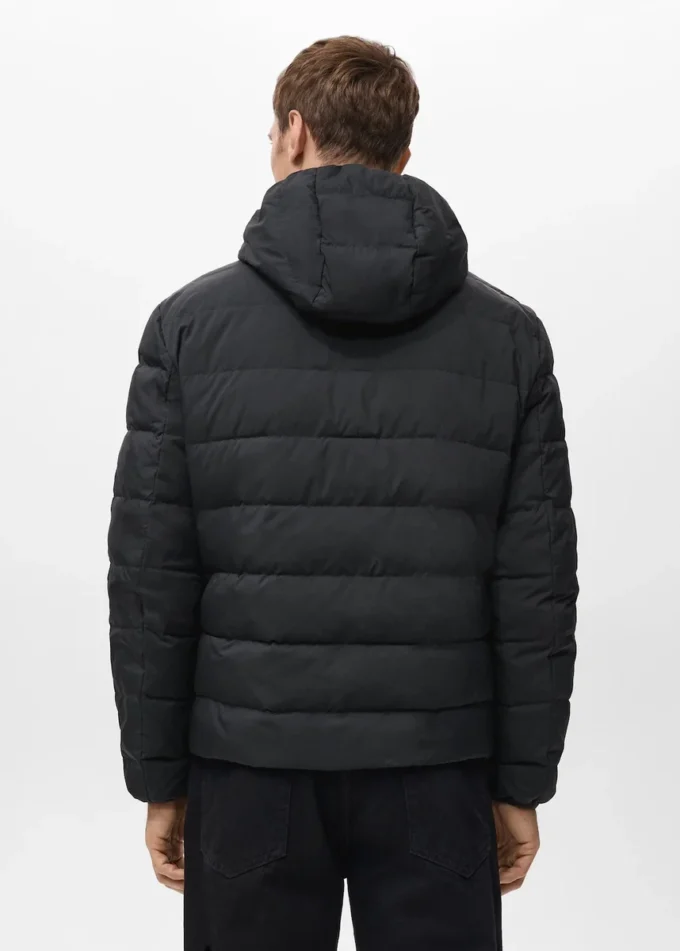 Veste matelassée avec rembourrage en duvet et plumes