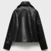 Veste motard effet cuir