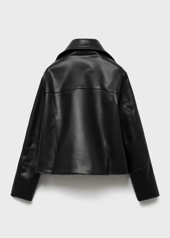 Veste motard effet cuir