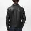 Veste motard en simili cuir