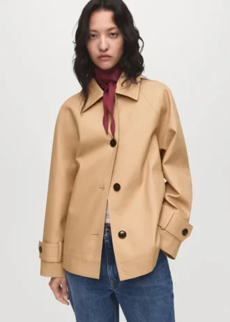 Veste oversize avec épaulettes
