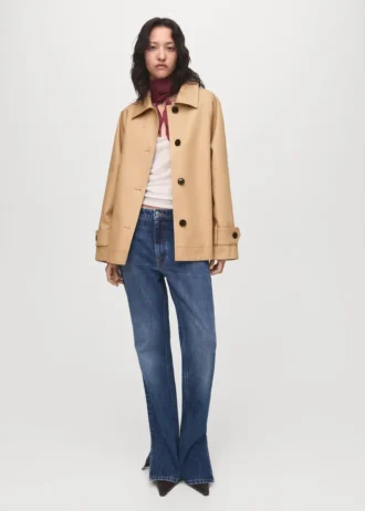 Veste oversize avec épaulettes