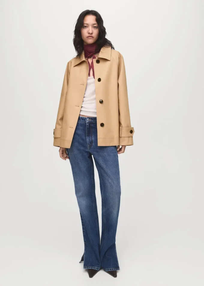 Veste oversize avec épaulettes