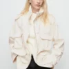 Veste oversize en denim avec poches