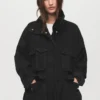 Veste oversize en denim avec poches