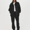 Veste oversize en denim avec poches
