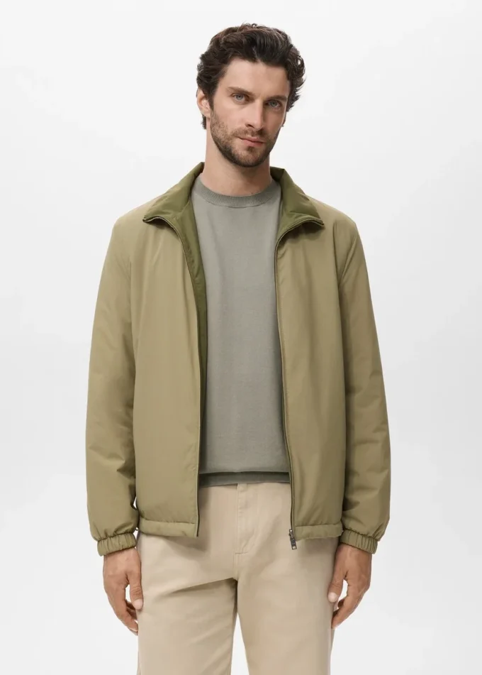 Veste réversible matelassée et déperlante