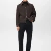 Veste zippée en laine