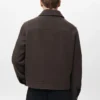 Veste zippée en laine
